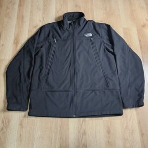The North Face Jacket Mens Large Summit‎ Series Sweater Black Soft Shell Coat